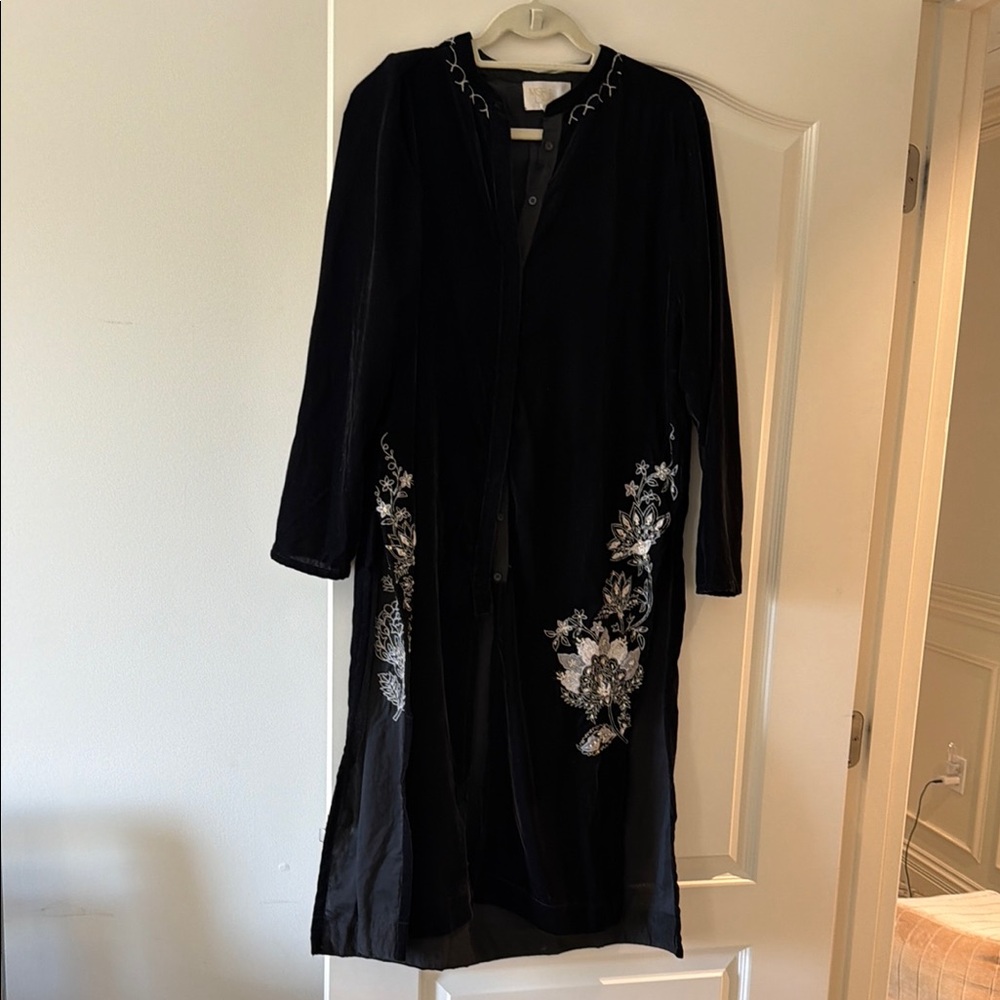 Misha lakhani velvet shirt in medium